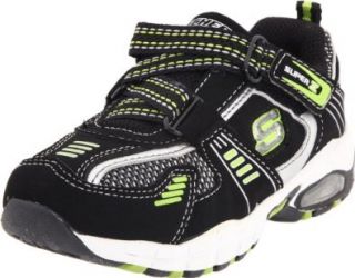 Radian Lighted Sneaker (Toddler),Black/Lime,7 M US Toddler Shoes