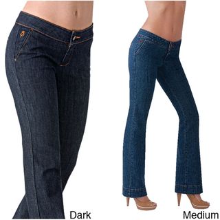 Ilusion Womens Wide Leg Trouser Jeans