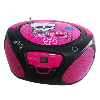 BON ETAT   Techtraining   Lecteur CD   Boombox Monster High   Boombox