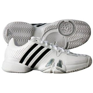 Adidas Mens adipower Barricade 7.0 Tennis Shoe White/Black/Light Onix