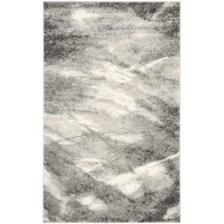 Deco Inspired Grey/ Ivory Rug (8 x 10)