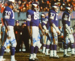 Purple People Eaters Minnesota Vikings Signed 16x20 Pho