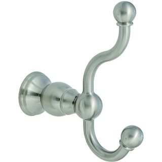 Belle Foret Satin Nickel Double Robe Hook Today $44.29