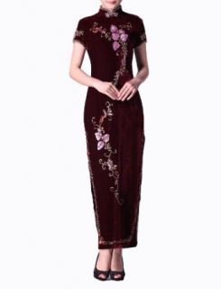 Qipao Evening Wedding Gown Dress   Free Custom Made #104 Clothing