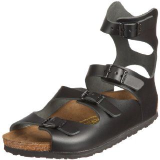 Birkenstock sandals Athen from Leather in Black with a regular insole