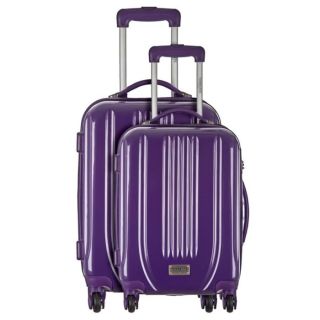 de 2 valises frasseto violet   41x63x25 / 47x73x29cm   6/6kg   68