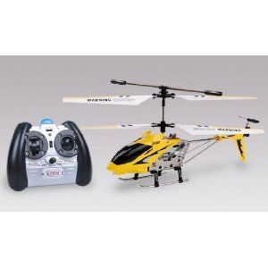 Syma S107 R/C Helicopter   Yellow (with Built in Gyroscope