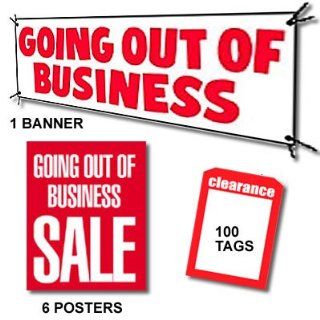 Going Out of Business   107pc Sales Driver Sign Kit