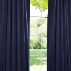 Eclipse Blue Thermal Blackout 120 inch Curtain Panel Pair