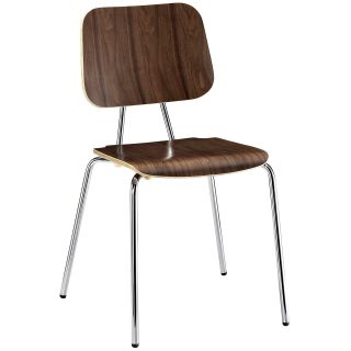 Fathom Walnut Molded Plywood Dining Chair with Metal Legs Today $147