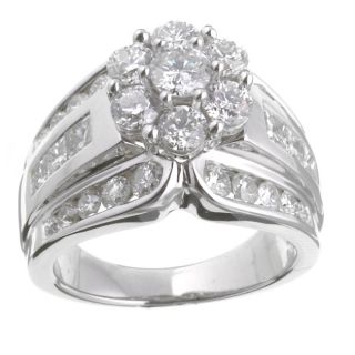 14k Gold 3ct Diamond Composite Engagement Ring