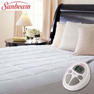 Sunbeam Premium Heated Electric Cal King size Mattress Pad
