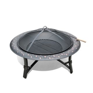 San Diego Rubbe Bronze Finish Outdoor Fire Pit