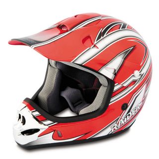 Unisex Youth Red Raider DOT approved MX3 Lightweight ATV Helmet Today