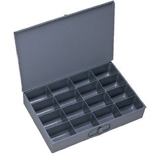 Durham 113 95 Gray Cold Rolled Steel Large Scoop Box, 18 Width x 3