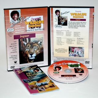 Weber Bob Ross DVD Wildlife Painting Jaguar