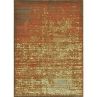 Royalty Rust/ Gold Rug (98 x 128)