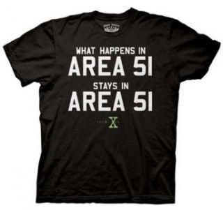 The X Files Area 51 Black T shirt Tee Clothing