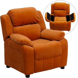 Microfiber Kids Recliner with Storage Arms Today $131.99