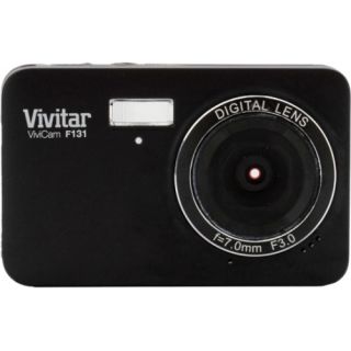 Vivitar ViviCam F131 14.1MP Black Digital Camera