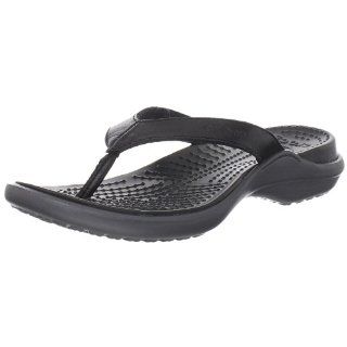Crocs Womens Capri Flip Leather Flip Flop