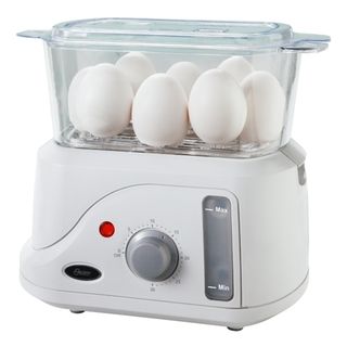 Oster White Egg Cooker and Mini Food Steamer