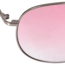 Guess Womens Rhinestone Embellished Aviator Sunglasses