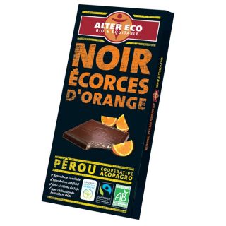 Chocolat Noir Orange Bio 100g   Achat / Vente CHOCOLAT EN TABLETTE