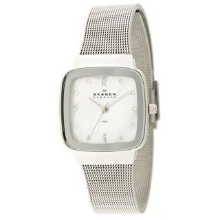 Skagen Womens Mesh Strap Mother of Pearl Dial Watch Today $91.99