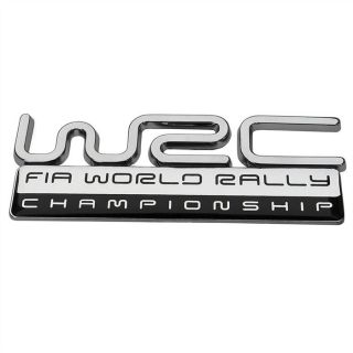 WRC Mini Logo WRC Chromé 3D   Achat / Vente DECORATION VEHICULE WRC