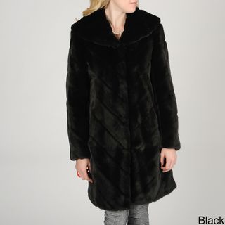 Nuage Womens Samara Faux Fur Coat