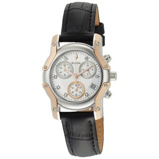 Bulova Womens Wintermoor Stainless and Rose Goldplated Steel and