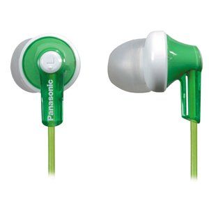 Panasonic RPHJE120G In Ear Headphone, Green Electronics