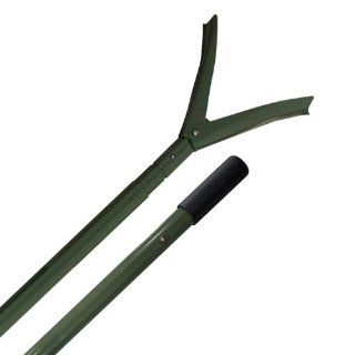 AMS M190 Telescoping Mud Duck Push Pole with Foot, Green