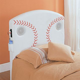 Upholstered  Baseball Headboard