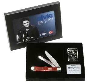 Zippo Limited Elvis Case Knife / Zippo Set Modern Design