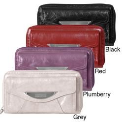 Kenneth Cole Reaction Womens Zippered Clutch Wallet