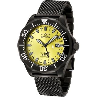 Invicta Mens Grand Pro Diver Mesh Stainless Steel Watch