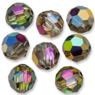 Beadaholique Austrian Crystal 8mm Round Crystal Vitrail Beads (Pack of