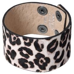 Journee Collection Womens Cheetah Print Snap Bracelets