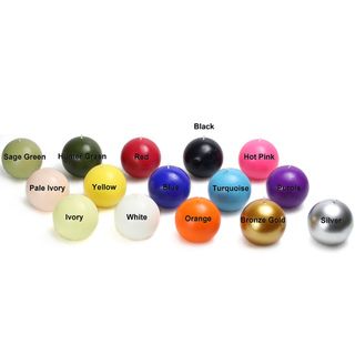 Inch Ball Candles (Case of 6)