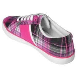 Beverly Hills Polo Womens Backshot Plaid Sneakers