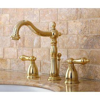Polished Brass Widespread Bathroom Faucet Today $189.99 4.9 (12