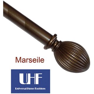 Marseille 84 to 144 inch Telescoping Curtain Rod