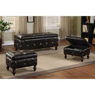Ibrahim Brown Storage Bench and Ottomans Today $239.99 5.0 (1 reviews