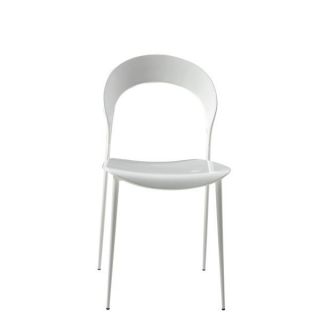 Chaise Design Arc Blanc   1 place   Blanc   55 x 43 x 81   Chaise