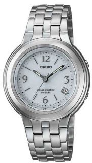 Casio Womens Wave Ceptor Stainless Steel Watch