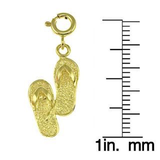 14k Yellow Gold Flip Flop Charm Today $154.99