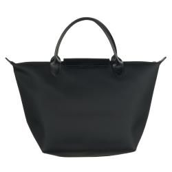 Longchamp Planetes Black Nylon Tote Bag