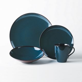 Mikasa Sedona Blue 4 piece Dinnerware Set